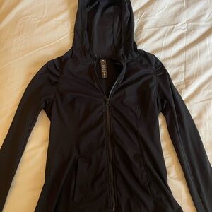 Yogalicious Black Zip-Up Hoodie
